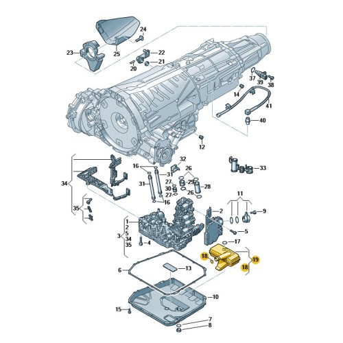 Audi S-Tronic olie verversingsset 0B5 Quattro bak